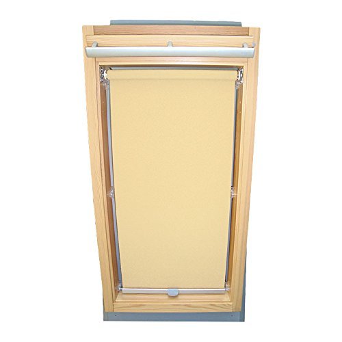 Hochwertiges Sichtschutzrollo Rollo für Velux RHL-EP GGL,GPL,GHL,GTL 306 creme // Sichtschutzrollo/Sichtschutz-Rollo/Fensterrollo