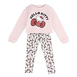 Estilo moderno con colores y estampados vibrantes de Hello Kitty: Disponible en diferentes combinaciones de colores, este chándal infantil se mantiene en perfectas condiciones tras múltiples lavados. El estampado de Hello Kitty no se cuartea ni pierde intensidad.