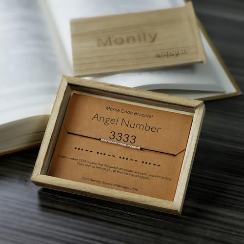 Angel Number Bracelets for Women Number Morse Code Bracelets Numerology Jewelry Inspirational Gifts for Women3
