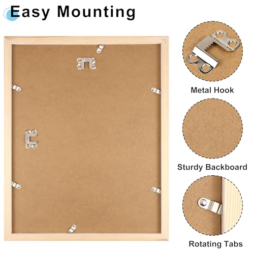 AVEAX 11x14（28x36 cm） Photo Frame Display Five Pictures 4x6 Frames Multiple Photos, White