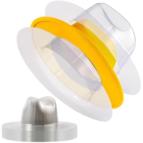 LADYBRO 10Sets Wide Brim Fedora Hat Holder - 360° Protect Hats in Travel or Transport, Great for Storage Hats, Plastic Cap Mold Protectors, Ideal Collectors Gift Cover
