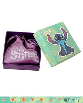 Lilo＆Stitch　エッチング・ミラー 925 Uprząż STITCH AND ANGEL MISMATCH STAMP STUD, Srebro