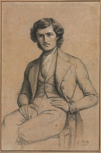 Tableau Toile Portrait jeune homme Boilly affiche art murale 60x90