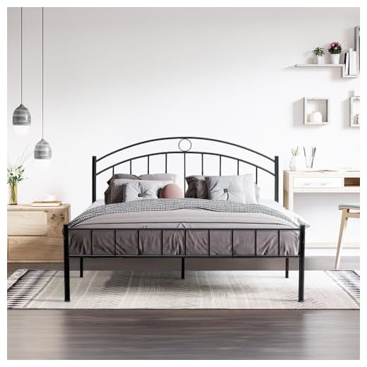 Wakefit Struve Metal Bed l Queen Size Metal Bed