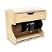 QFFL Máquina pulidora de Zapatos Pulidora de Zapatos Eléctrica por Inducción con Caja de Almacenamiento Y Cojín Suave Utilizado como Taburete para Zapatos Adecuado para El Hogar Y Los Negocios