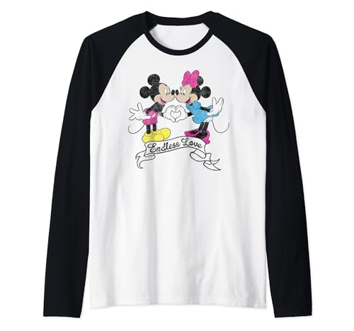 Mickey & Minnie Endless Love t-shirt raglan pour célébrer votre histoire