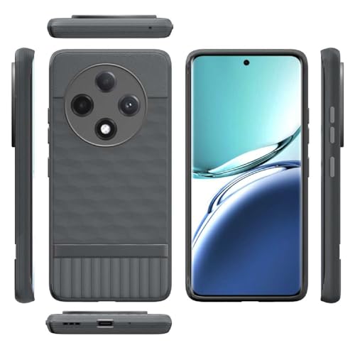Image of Shockproof Case for Oppo F27 Pro 5G / F27 Pro Plus 5G | Full Camera Protection | TPU Flexible Back Cover for Oppo F27 Pro 5G / F27 Pro Plus 5G (Graphite Grey)