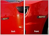  IPG für 2010–2015 Camaro vorne und hinten Seite Marker SS Karbonfaser Vinyl Kit 4 Einheiten Set by (Karbonfaser Schwarz)