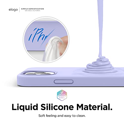 elago Premium Magnetic Silicone Case for iPhone 12 Pro Max Lavender by elago - Used condition - Image 5