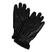 Produktbild Tommy Hilfiger Herren Leather Gloves Handschuhe für kaltes Wetter, Onyx, Large