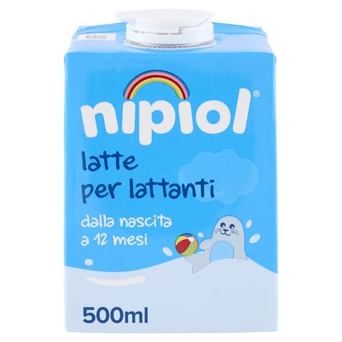 Nipiol Latte Liquido 0-12 Mesi - 500 ml (12 Pezzi)