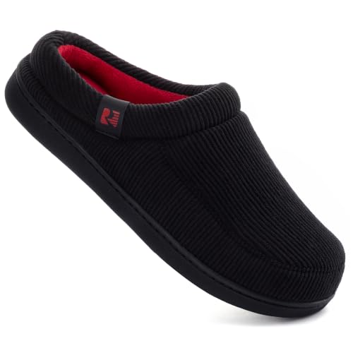 Image of RockDove Men's Ribco Corduroy Slip-On House Slipper
