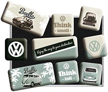 Nostalgic-Art 83054 Volkswagen - VW Think Tall & Small, Magnet Set (9pcs)