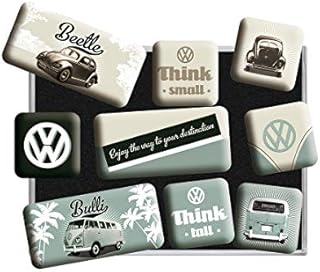 Nostalgic-Art 83054 Volkswagen - VW Think Tall & Small, Magnet Set (9pcs)