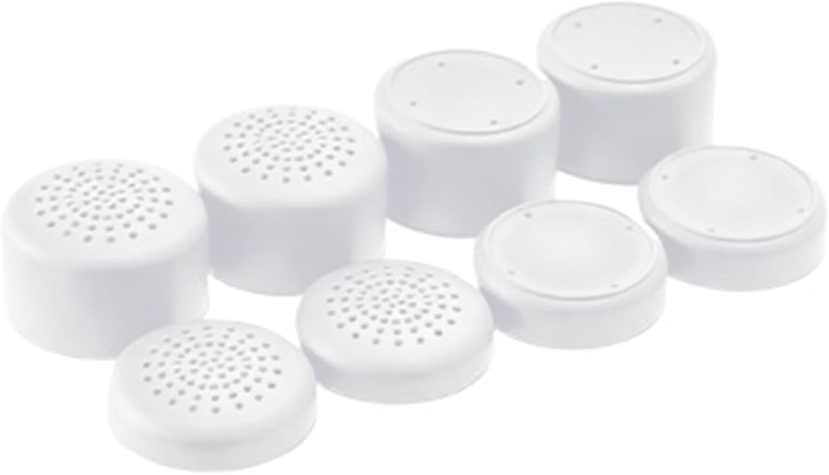 8pcs Analog Thumb Stick Grip Cap, Compatible For PS5 PS4 PS3 Xbox 360 Controller Silicone Height Joystick Cover Thumbsticks Game Accessories(White)