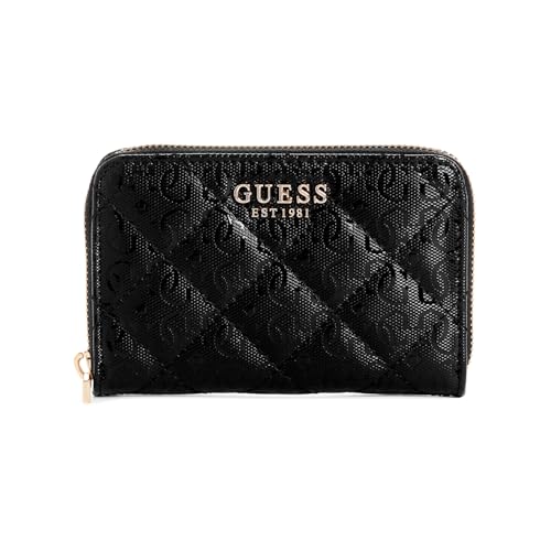 GUESS Laurel SLG Medium Zip Around Wallet M Black