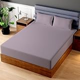 Superity Luxurious Hotel Quality RV Fitted Sheet 100% Cotton Ultra Soft, Skin-Friendly & Hypoallergenic Deep Pocket Fits 12 Mattress Easy Care & Snug Fit (RV Size 48 x 75)