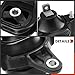 A-Premium Set of 4 Engine Motor Mount and Transmission Mount Kit Compatible with Honda Accord 2013 2014 2015 2016 2017 L4 2.4L, Automatic Transmission, Replace# 50850T2FA21, 50870T2FA02