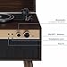 Crosley CR6236A-WA Jasper 3-Speed Bluetooth in/Out Vinyl Record Player Turntable with Built-in Speakers and Detachable Legs, Walnut
