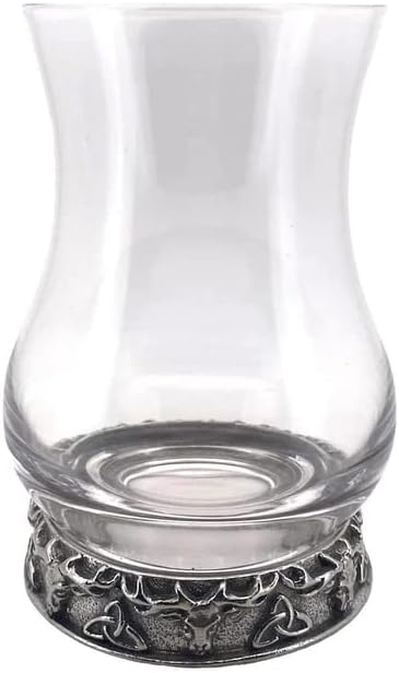 AE Williams Stunning Pewter Scottish Highland Stag Whisky Tasting Glass