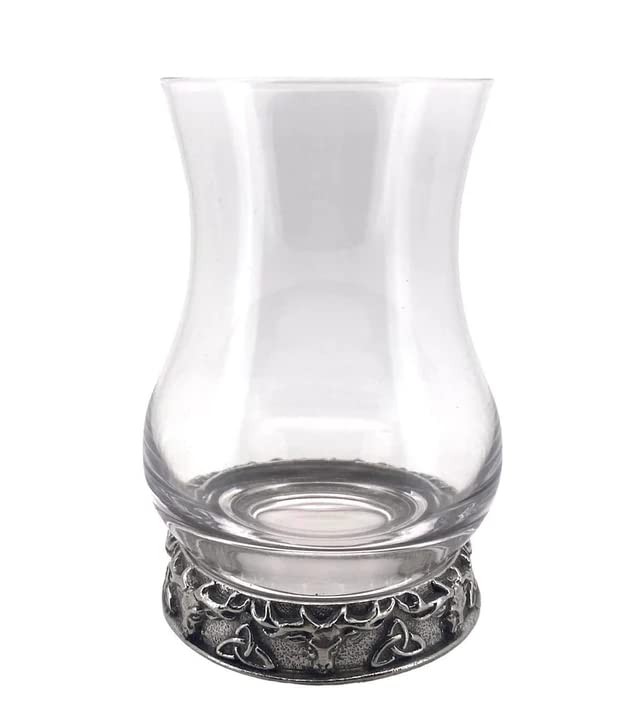 AE WilliamsStunning Pewter Scottish Highland Stag Whisky Tasting Glass