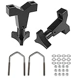 YESHMA High-Lift Jack Tube Mount 1-2.5' (Round/Square) Compatible with Tube Bumpers,Bull Bars,Roll Cages and Roof Racks (Black)