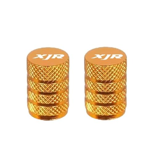Bouchons de valve de pneu pour Yamaha XJR 1300 et 1200 - Accessoires moto universels couleur or