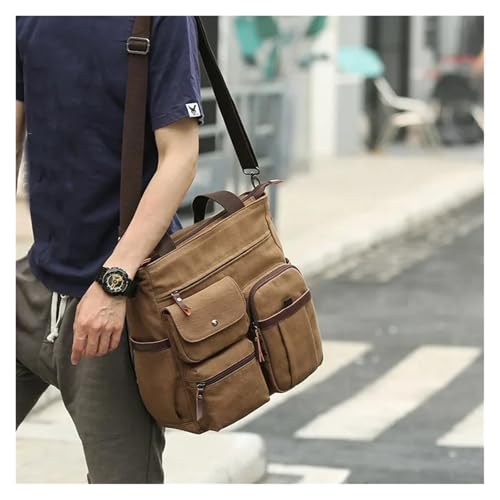 Bolso bandolera de lona cómodo para llevar tus libros a la universidad 3