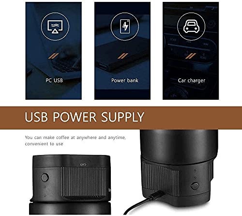 Crusher, Kaffeemaschine, 500-ml-Zyklus-Extraktionskaffeemaschine, Mobile Kaffeekanne für den Außenbereich, tragbar, USB… – Bild 6