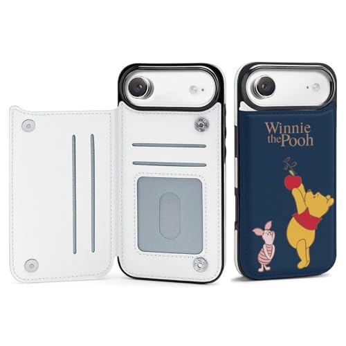 手帳型 くまのプーさん 対応 iPhone 17 Air ケース カード収納 スマホケース 財布型 携帯ケース 軽量 全面保護 スタンド機能 誕生日 プレゼント