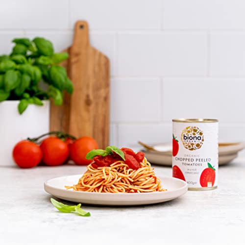 Biona Organic Chopped Tomatoes 400 g (Pack of 12)