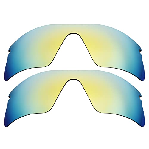 Verres polarisés Oakley Radar Or 24 carats contre l'éblouissement - Lot de 2