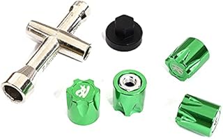Integy RC Model C30268GREEN Realistic Billet Machined M4 Size Wheel Nut for 1/10 Scale