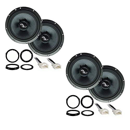 Harmony Audio HA-C65 Compatible with Ford Fusion 2013-2019 Bundled with HA-825605 Speaker Adapter Kit Premium Factory Speaker Replacement Package