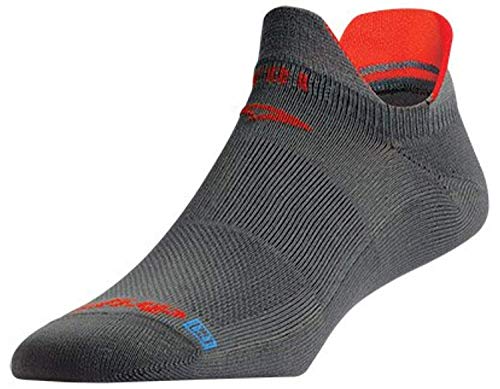Drymax Triathlete Socks (Anthracite/Orange, Large)