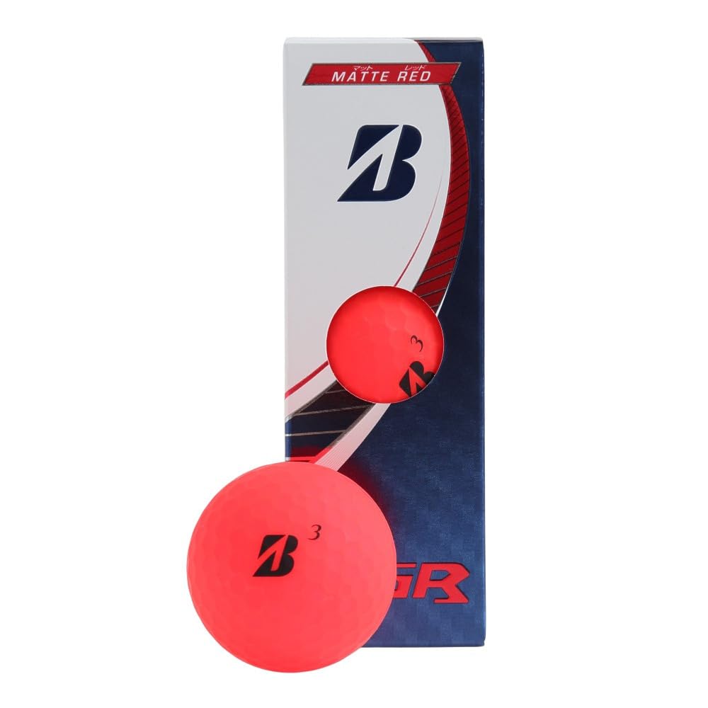 Bridgestone Golf Golf Ball 23TOUR B JGR J3RX 3P Sleeve (3 pieces) (Red/FF/Men's) - Picture 1 of 8