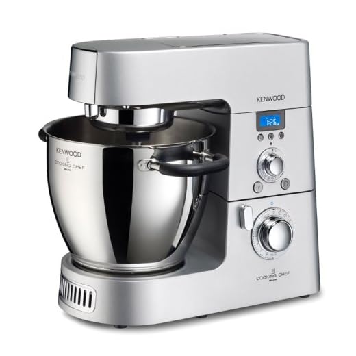Kenwood Coooking Chef Master - Procesadora de alimentos con báscula, 1500W, inducción 1100 W, 6,7 litros