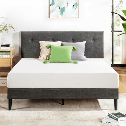 Image of Best Price Mattress 8 inch Twin Mattress Bed-In-A-Box, Green Tea Memory Foam, White