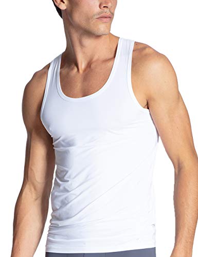 Preisvergleich Produktbild CALIDA Herren Performance Neo Athletic-Shirt Unterhemd, Weiß, 58-60