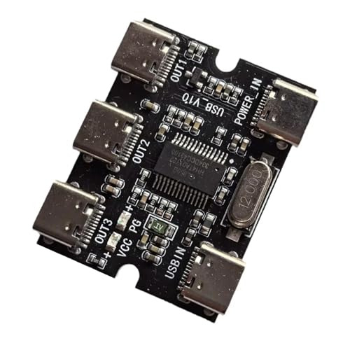 タイプC USB拡張アダプター1インチパワーポートデータ転送マルチポート高速充電トラベルアダプターUSB Cを電源