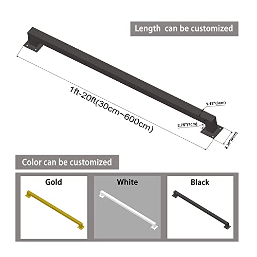 Sécuriser un escalier glissant avec une main courante en fer noir - 3