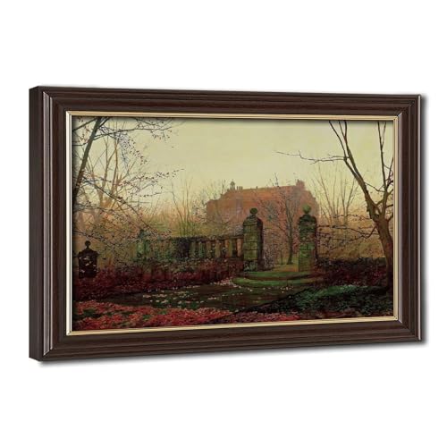 Tableau Autumn Morning Grimshaw de haute qualité texturée pour décoration murale raffinée