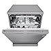 LG DF587HVS Lavastoviglie Libera Installazione Classe A -10%, 14 Coperti, Lavaggio a Vapore TrueSteam, LED Esterno, Sistema QuadWash, 4 Bracci Irroratori, Serie 5, Auto-Apertura, 43dB, Wi-Fi, Grigia