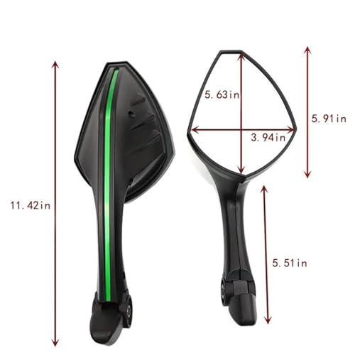 Espejos retrovisores para Yamaha R6 accesorio de recambio de moto con cristal ajustable 2