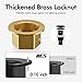 KES All Metal Bathroom Sink Drain with Strainer Basket Hair Catcher Anti Clog Pop Up Drain Stopper for Lavatory Vanity Vessel Sink with Overflow, Rustproof 18/8 Stainless Steel Matte Black S2013A-BK