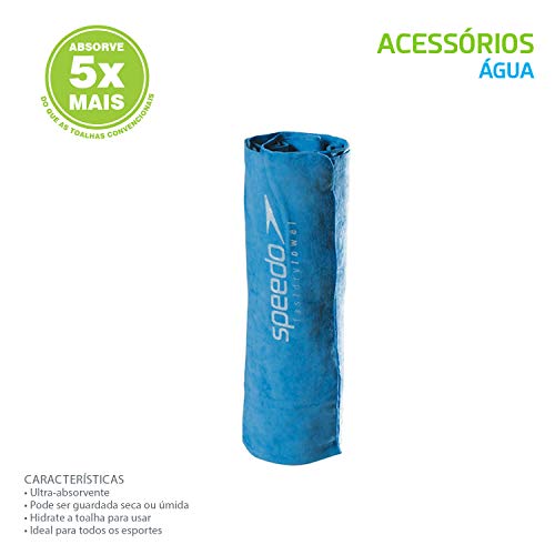 Speedo Fast DRY Towel, Toalha Adulto Unissex, Azul (Blue), Único
