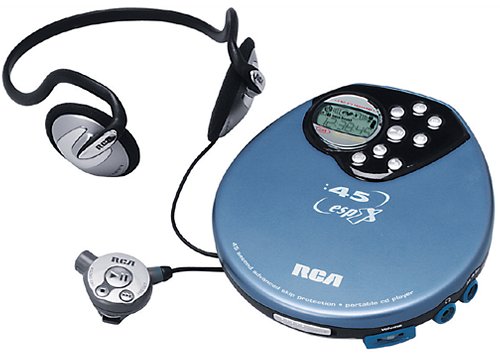 RCA RP2422 RCA Personal CD PLayer (Remote, 45-Second ESPX, Xphones)