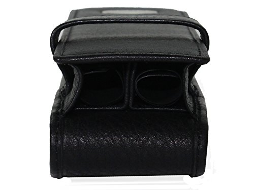 Astuccio portapenne da borsa due posti in vera