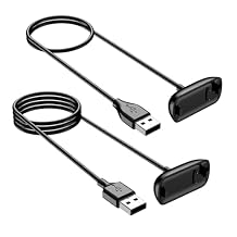 Vanjua Charger for Fitbit Inspire 3, Replacement USB Charging Cable Compatible with Fitbit Inspire 3 Fitness Tracker 1.6ft+3.3ft