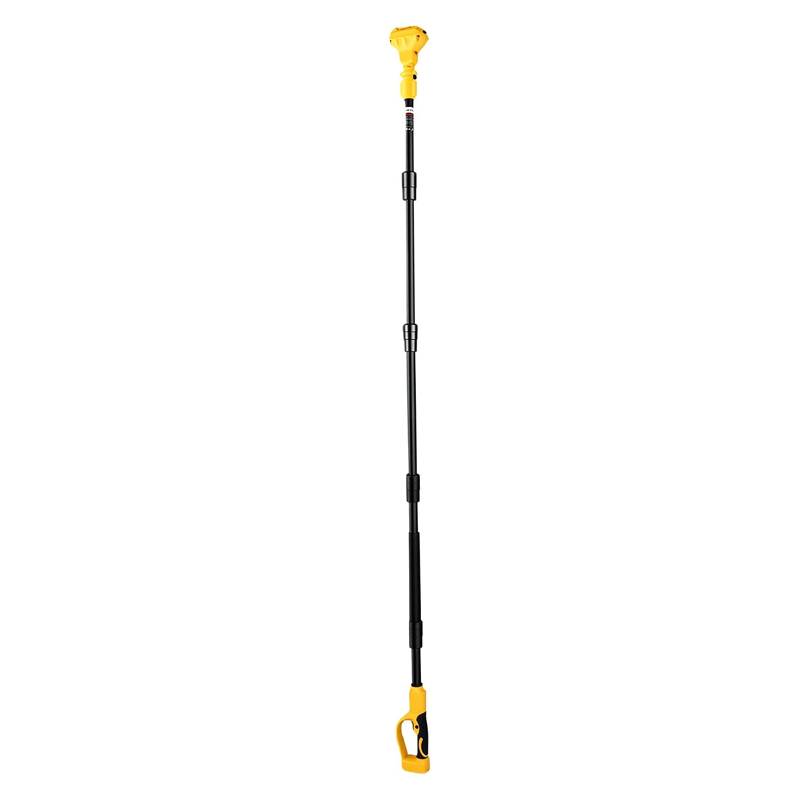 Accesorio para Sierra de Podar de Ramas Altas de 2,5 M |Cabezal Giratorio de 180°, Poste Ajustable de 3,28 a 8,2 Pies para Mini Motosierra, Compatible con la Serie
